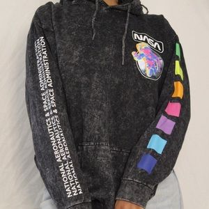 NASA Charcoal Grey Astronaut Hoodie